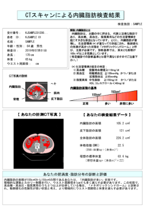 検査結果（画像提供：東日本技術研究所）